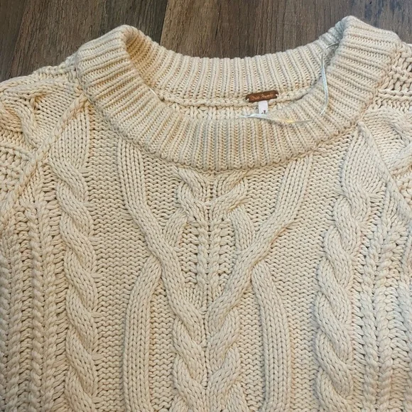 Free People Frankie Cable Sweater - Picture 5 of 10